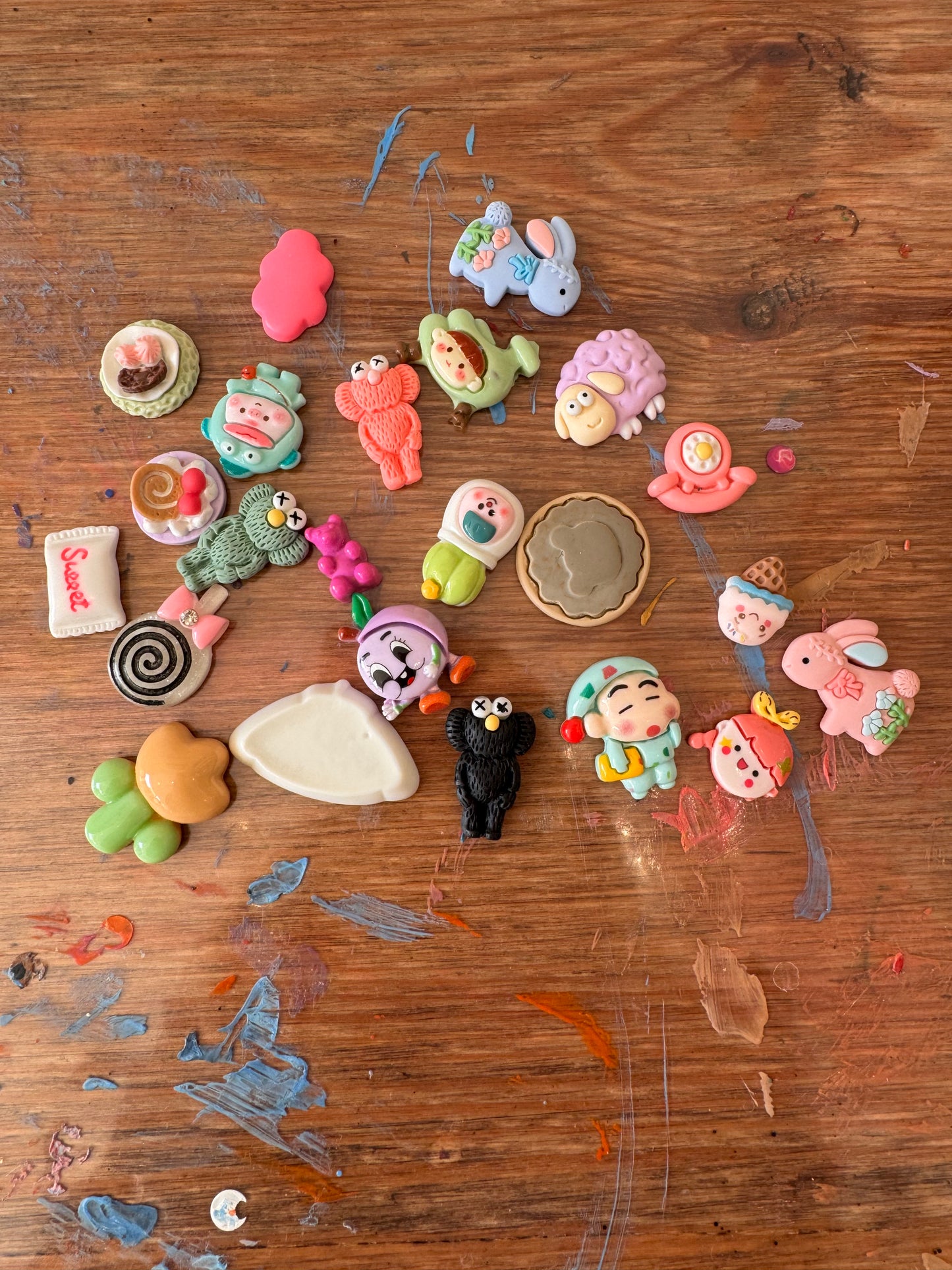 Assorted Resin Flatback Charms