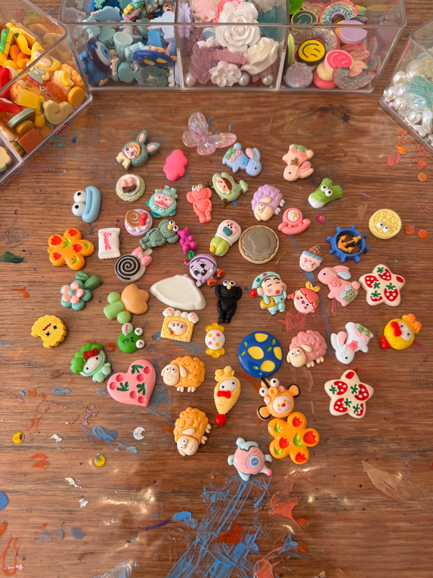 Assorted Resin Flatback Charms