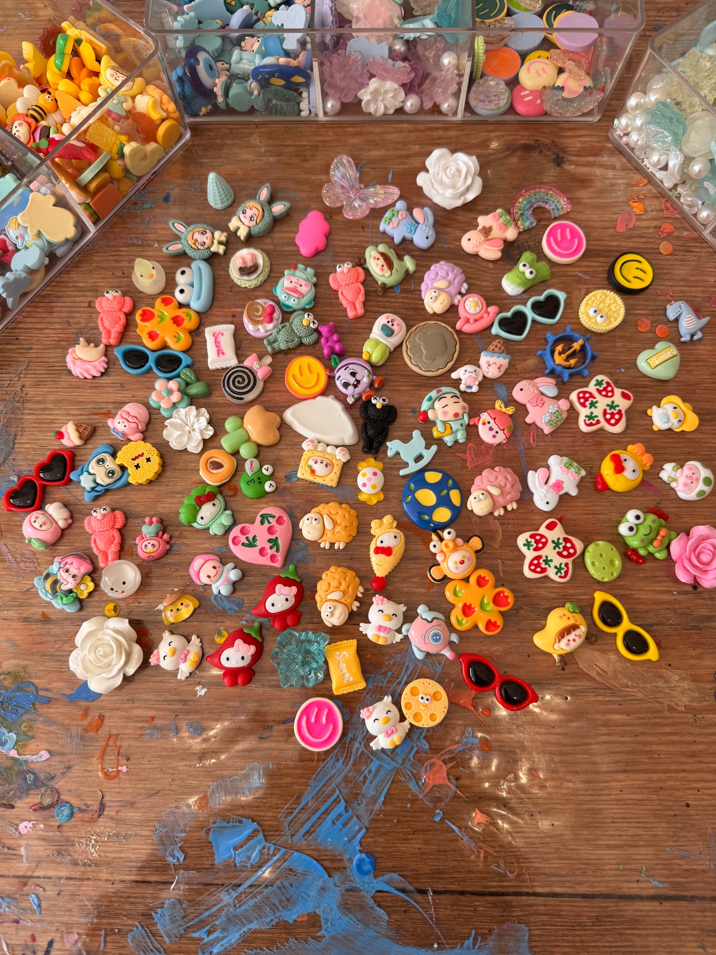 Assorted Resin Flatback Charms