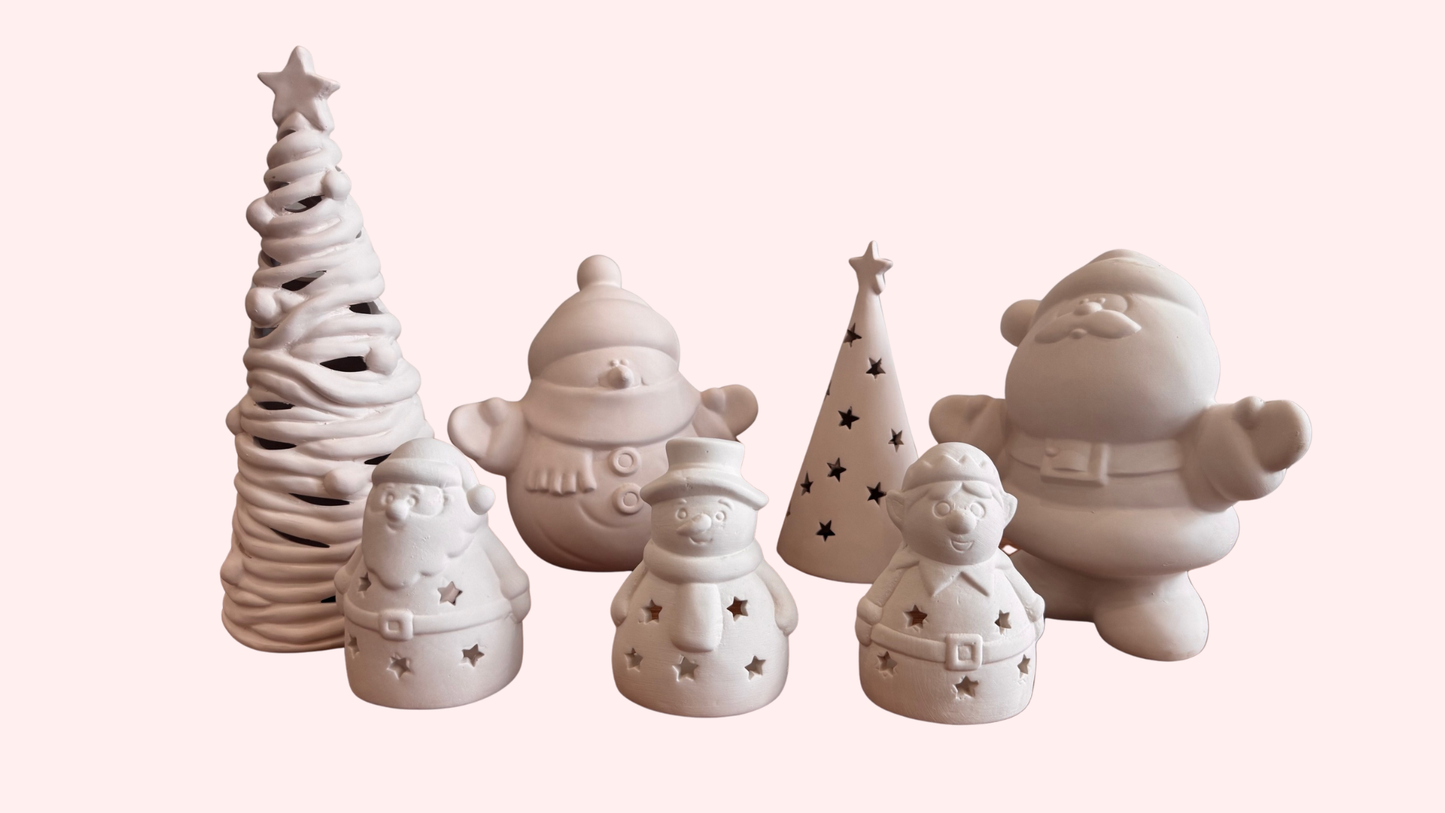 Seasonal Xmas Ceramic Creative Session