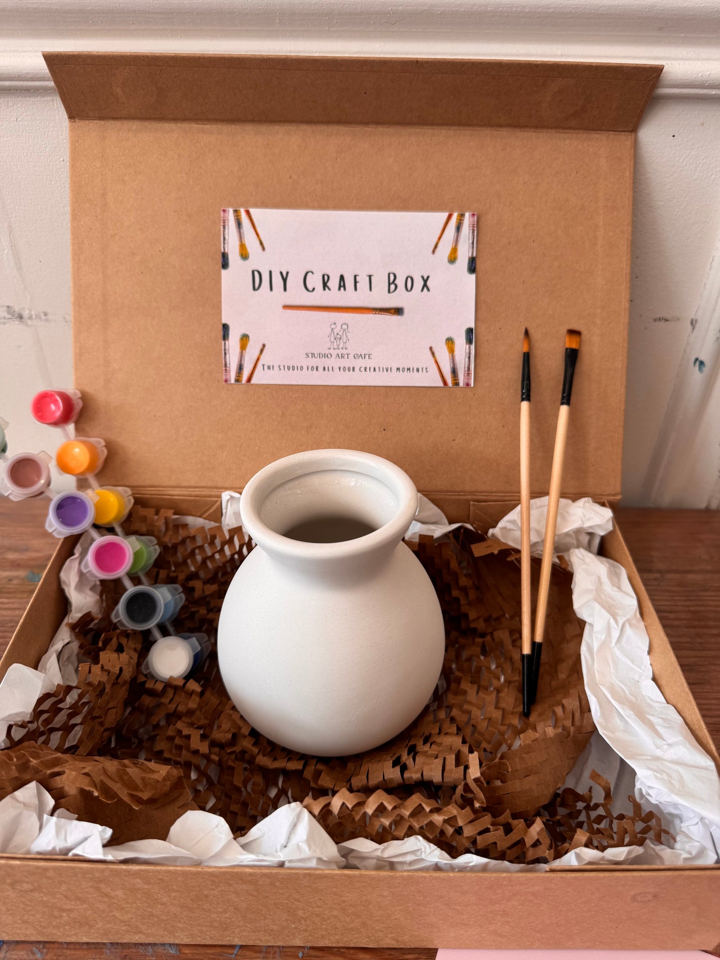 DIY PAINT CERAMIC VASE