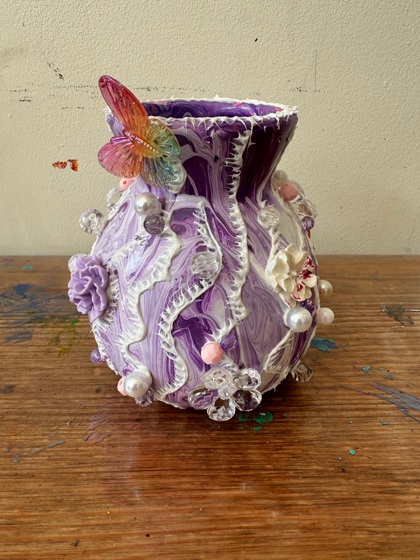 DIY PAINT CERAMIC VASE