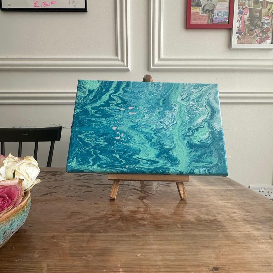 Acrylic Flow Painting Session